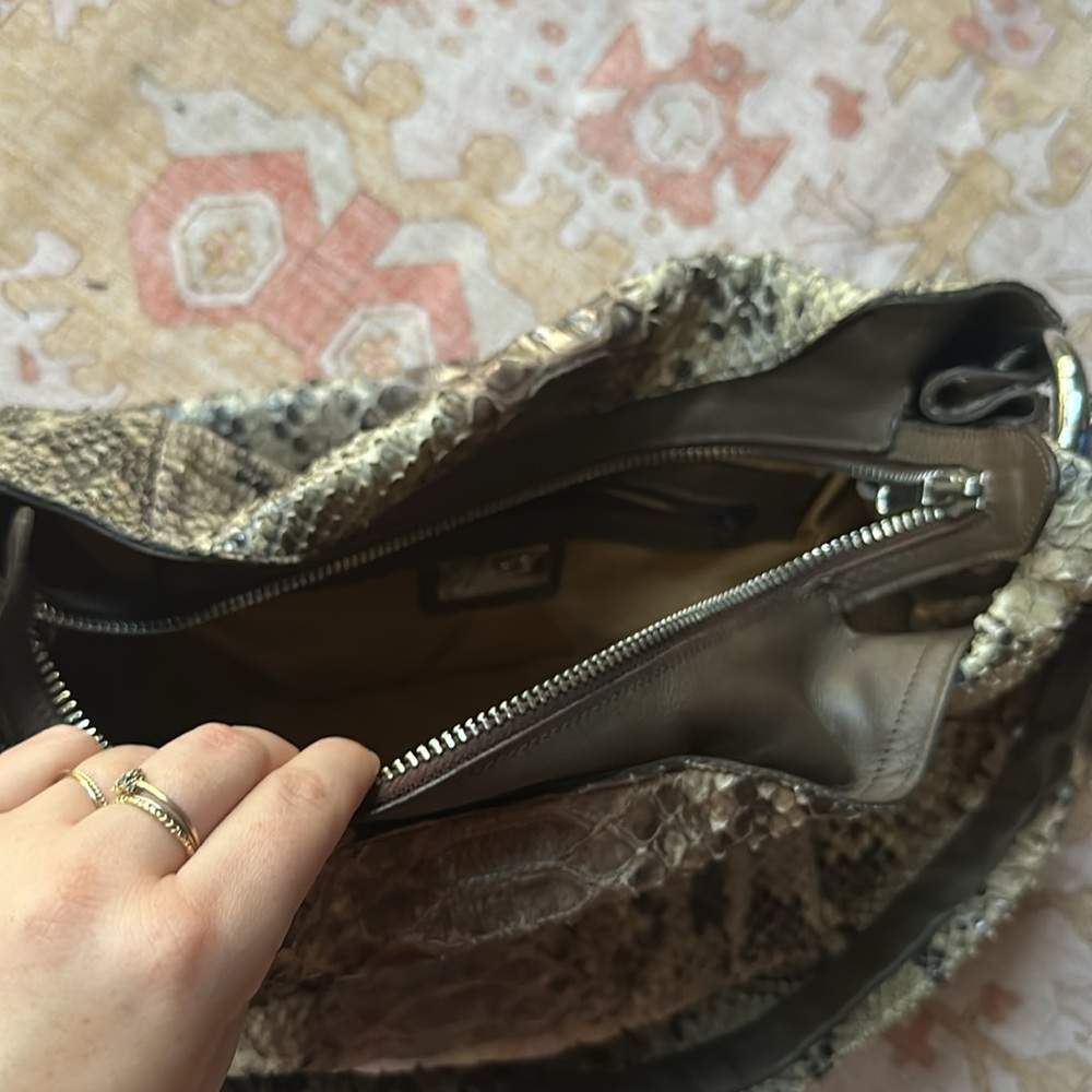 Ghibli Python Shoulder Bag - image 5